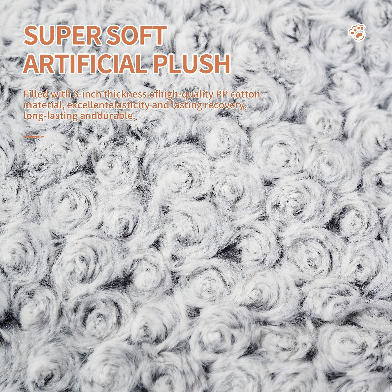 Transform Your Pet's Comfort with the Thickened Rose Velvet Pet Kennel Bed!