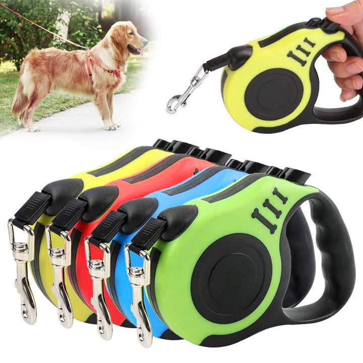 Unleash Freedom with the Pet Automatic Retractable Traction Rope Set!