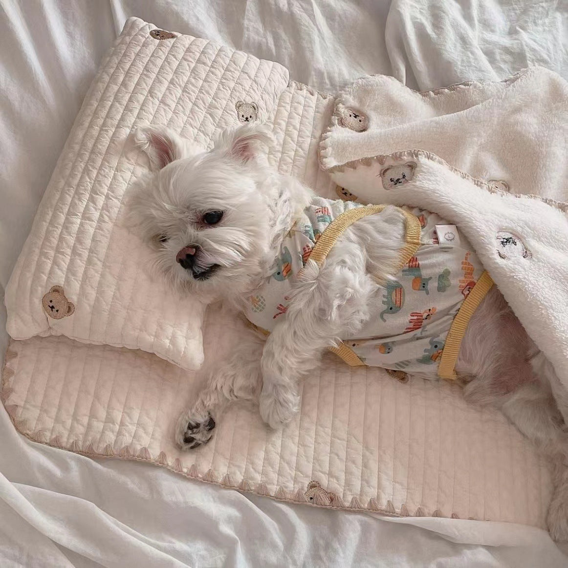 Fashion Square Mat Removable And Washable Dog Bed