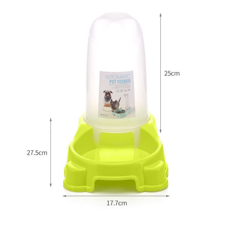 Dispenser Puppy Kitten Feeder Bowl