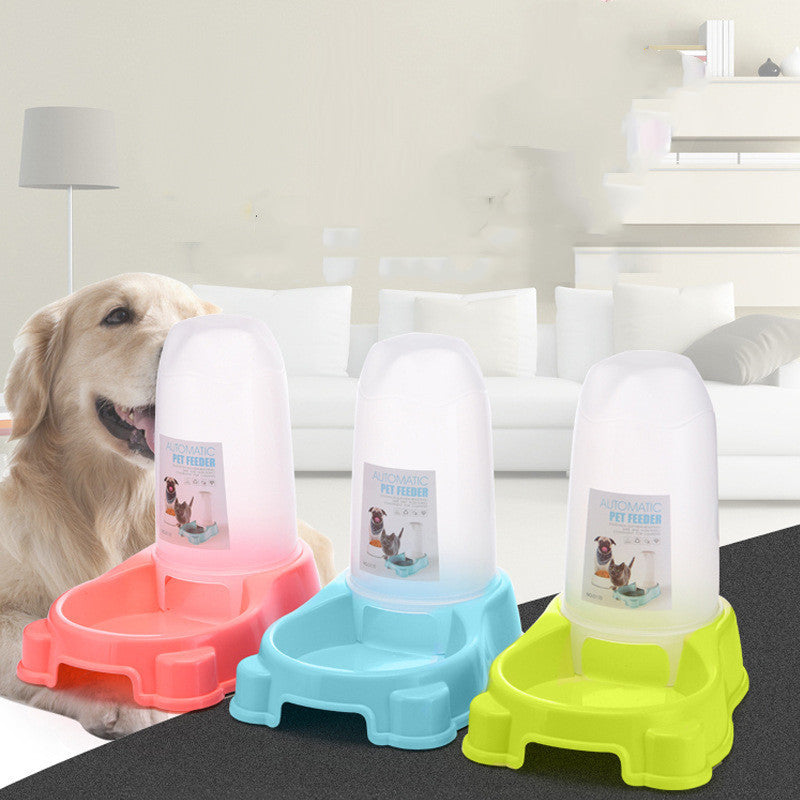Dispenser Puppy Kitten Feeder Bowl