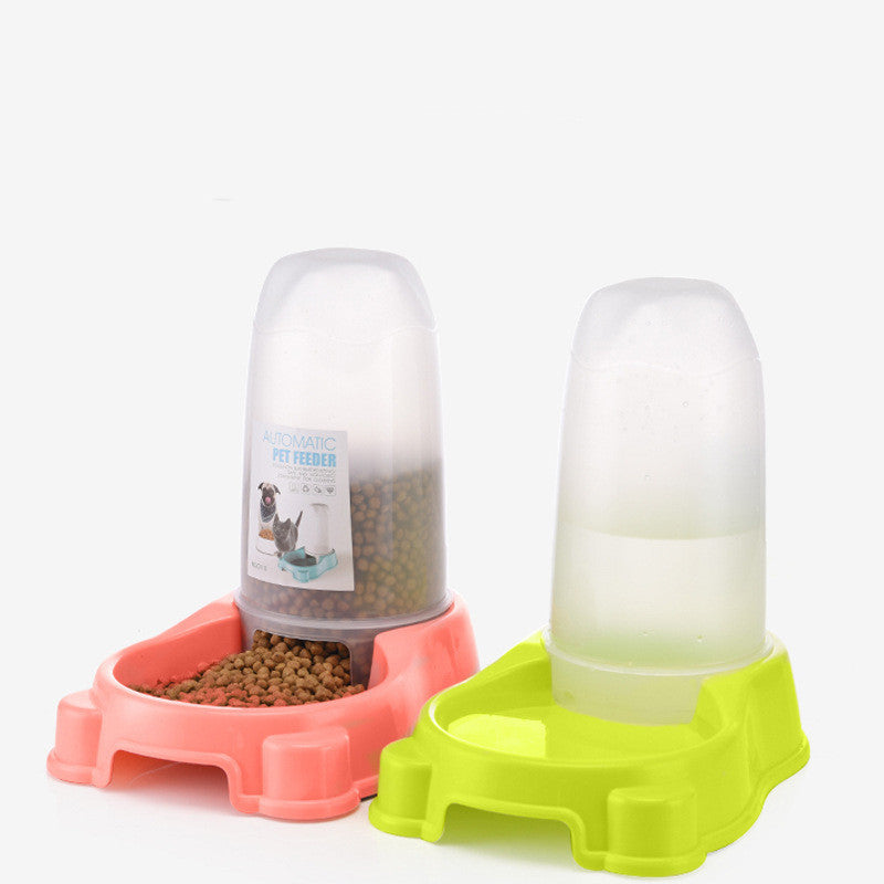 Dispenser Puppy Kitten Feeder Bowl