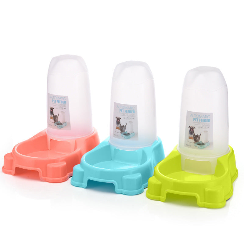 Dispenser Puppy Kitten Feeder Bowl