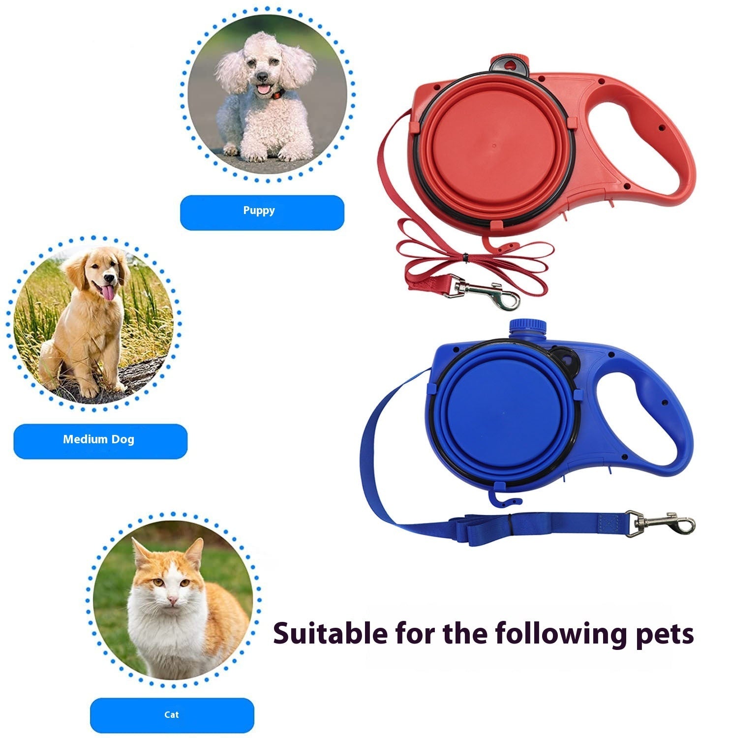 Outdoor Dog Walking Portable Holding Rope