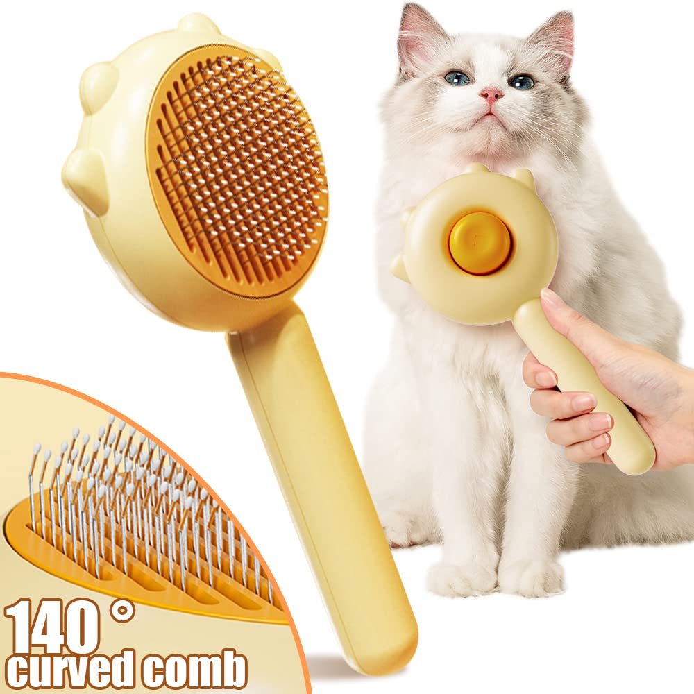 Pet Hair Cleaner Brush Cat Grooming Brush