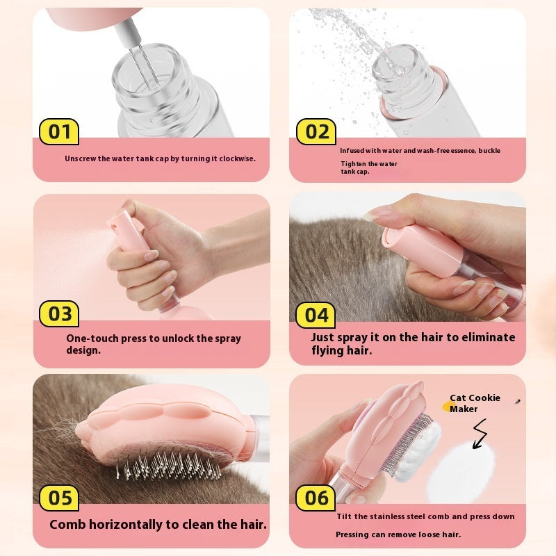 Self Cleaning Dog Brush Comb