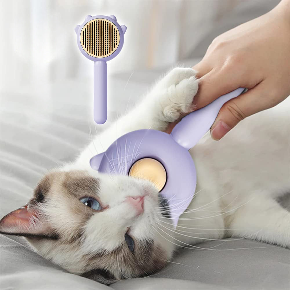 Pet Hair Cleaner Brush Cat Grooming Brush