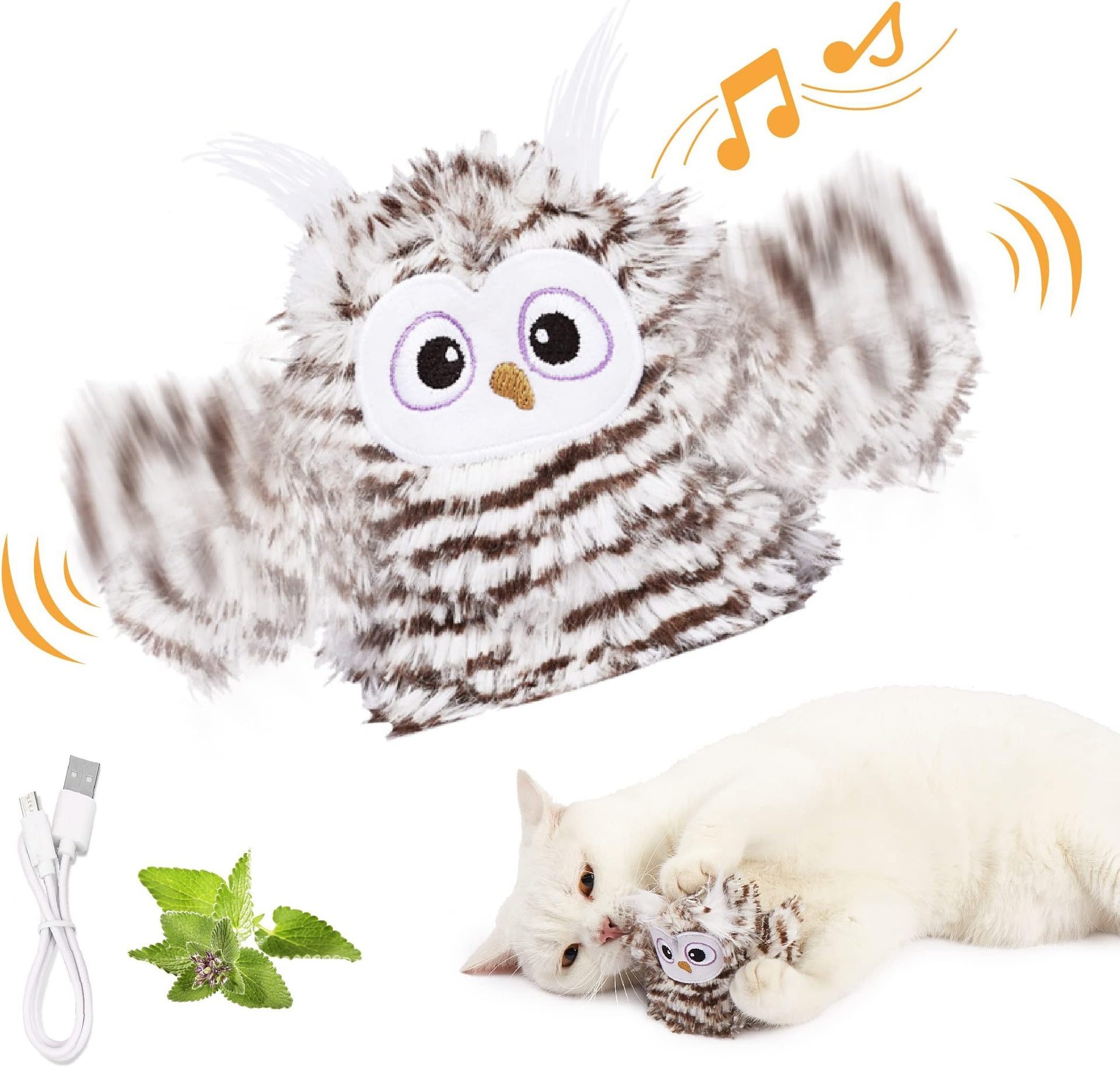 Interactive Cat Plush Toys For Indoor Cats