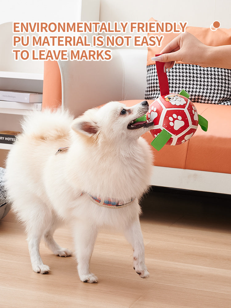 Dog Soccer Balls Toy With Sraps Halloween