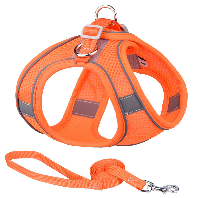 Reflective Breathable Dog Hand Holding Rope Leash