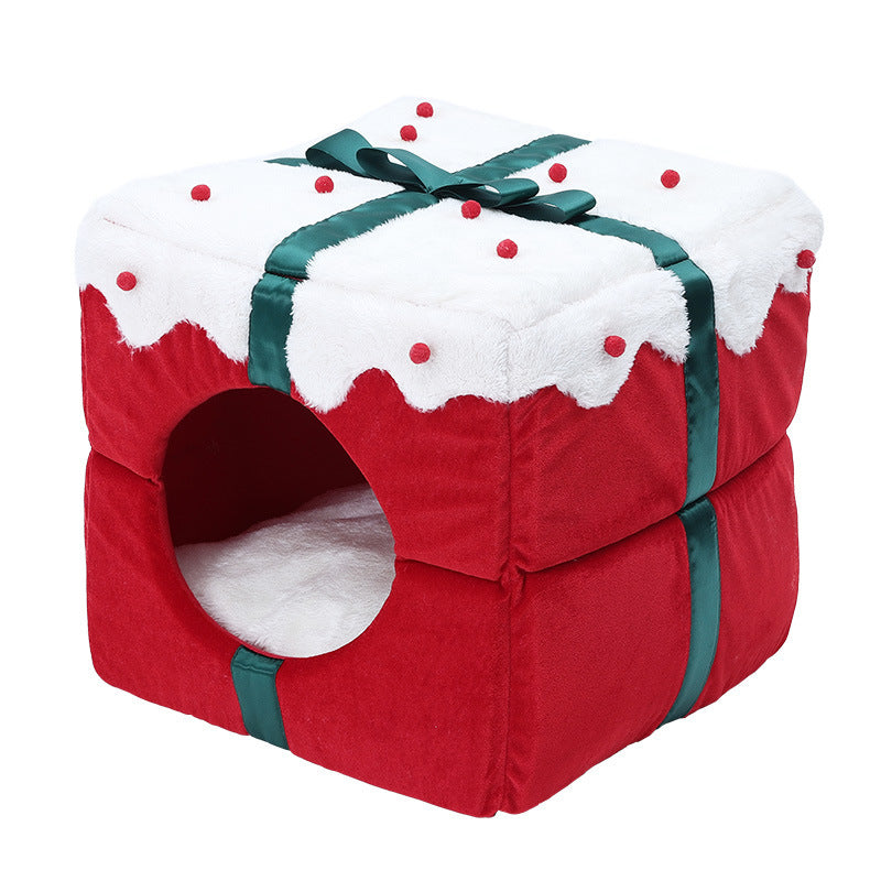 Christmas Igloo Cat House Pet Mats