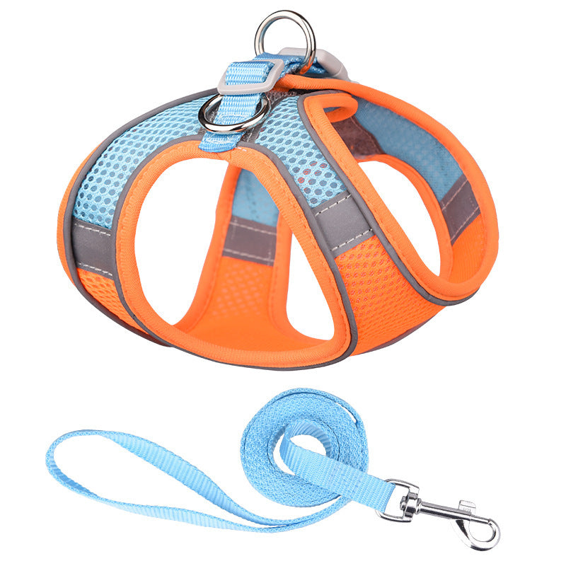 Reflective Breathable Dog Hand Holding Rope Leash