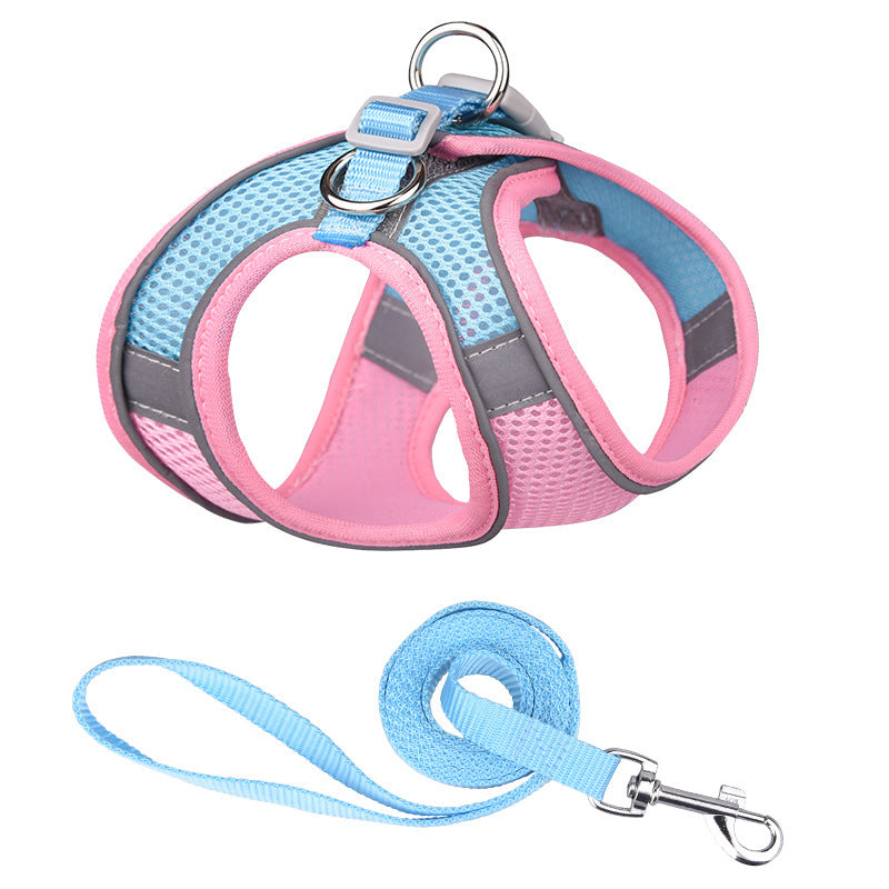 Reflective Breathable Dog Hand Holding Rope Leash