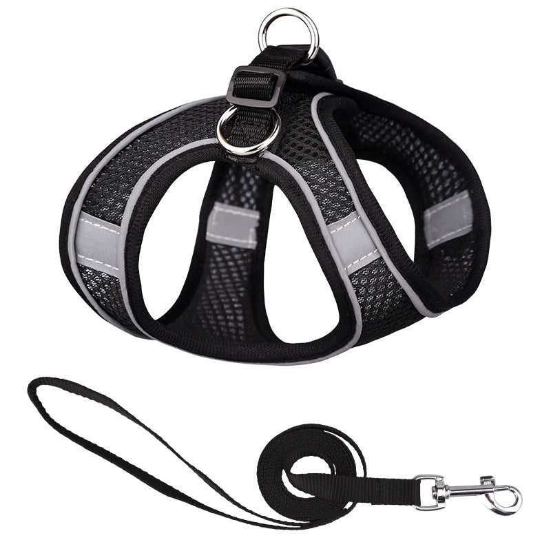 Reflective Breathable Dog Hand Holding Rope Leash