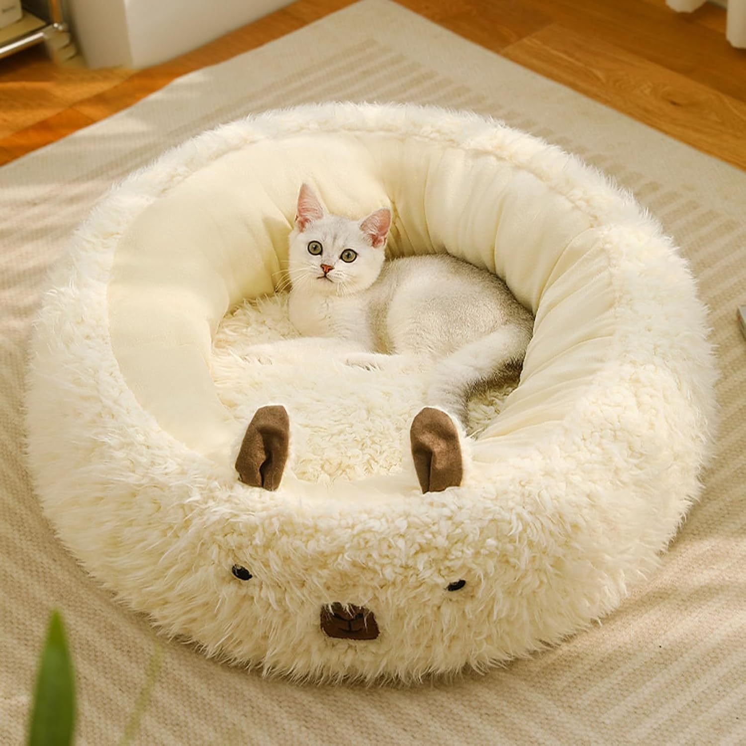 Cut Alpaca Pet Bed For Small Medium Large Dogs