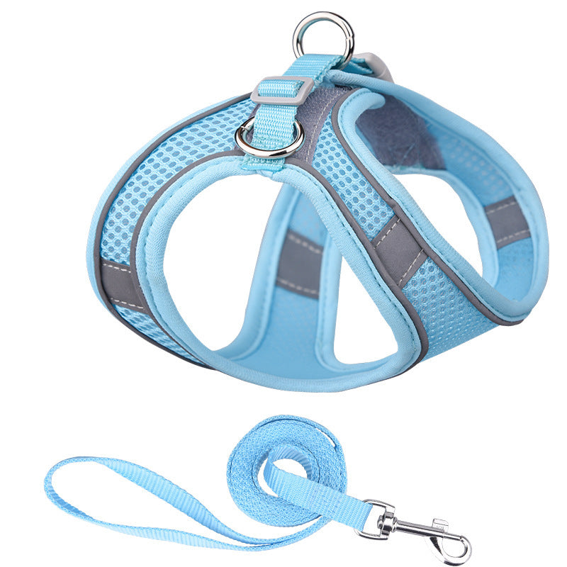 Reflective Breathable Dog Hand Holding Rope Leash