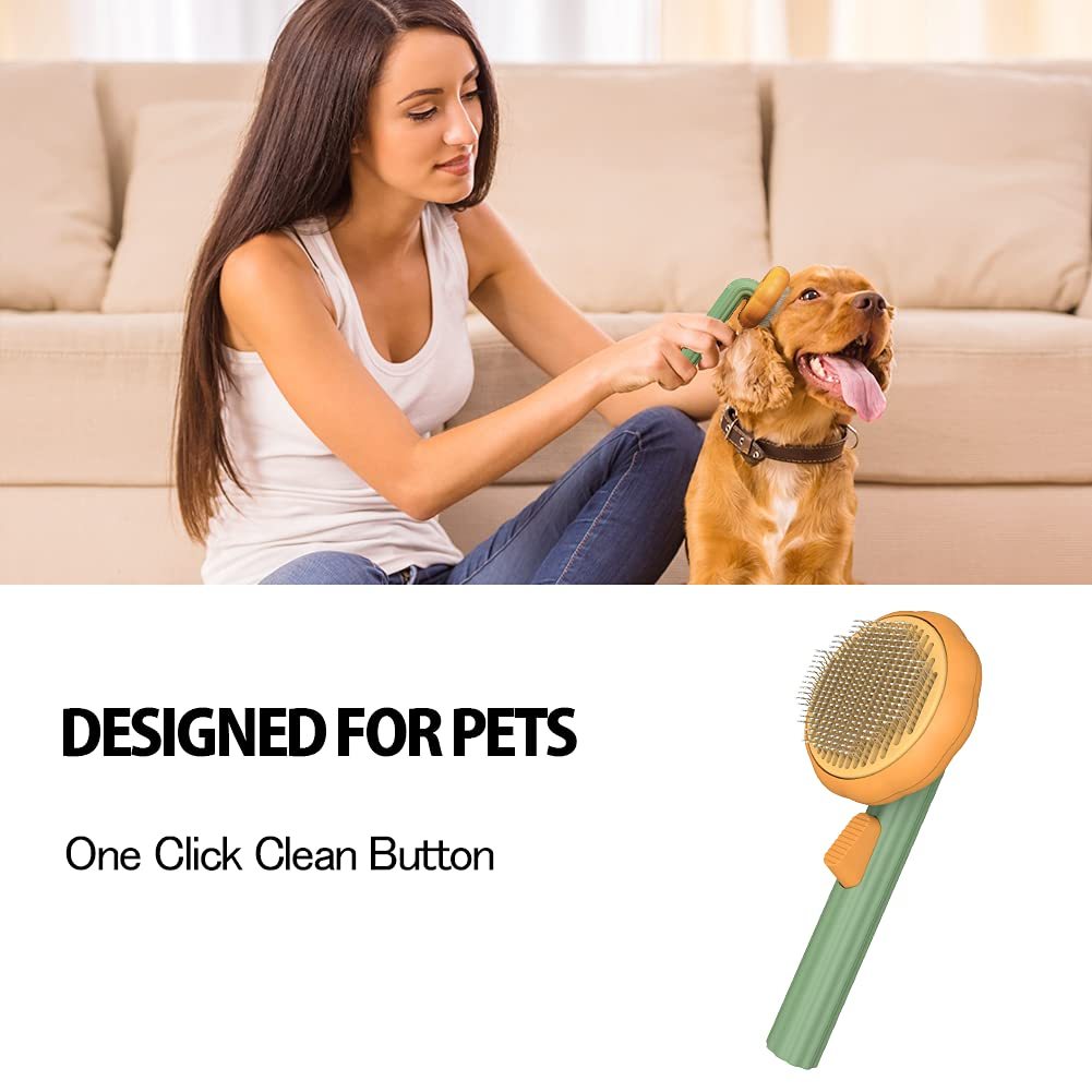 Pumpkin Comb Type Cat And Dog Needle Comb
