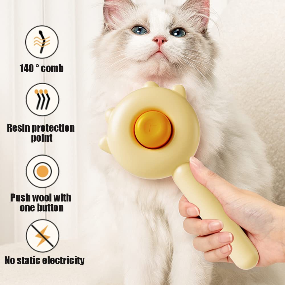 Pet Hair Cleaner Brush Cat Grooming Brush