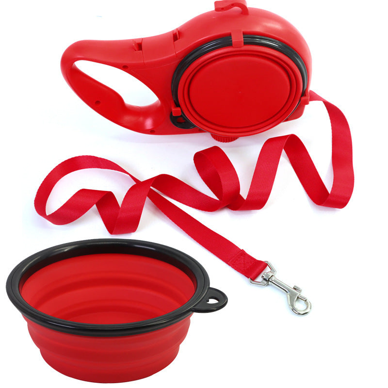 Outdoor Dog Walking Portable Holding Rope