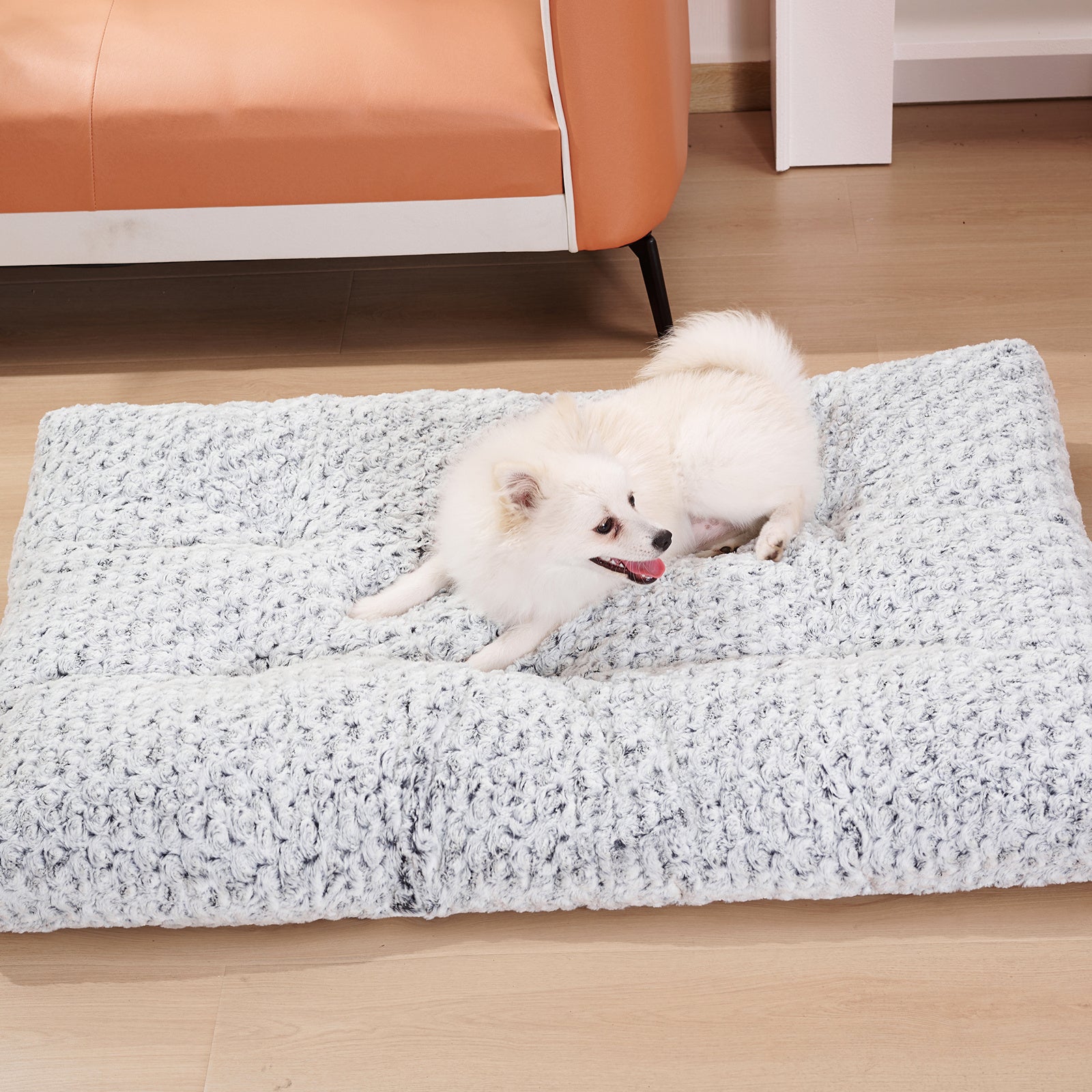 Thickened Rose Velvet Pet Kennel Bed