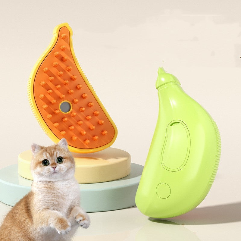 Pet Steam Brush Cat Dog Cleaning Steamy Spray